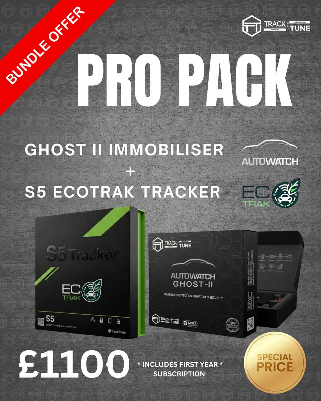 Ghost Immobiliser + EcoTrak S5 Immobiliser