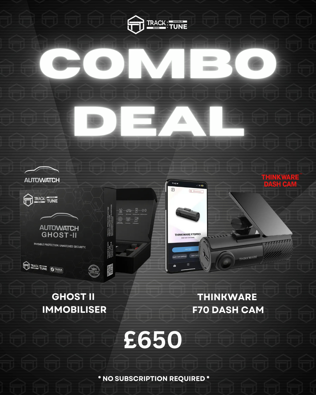 Ghost Immobiliser + Thinkware F70 Pro